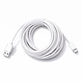 thumbnail image 1 of Sourcingbay USB-A to USB-C Camera Power Cable, 25 ft, Compatible with Blink Mini 2 and Tapo C120, White, 1 of 8