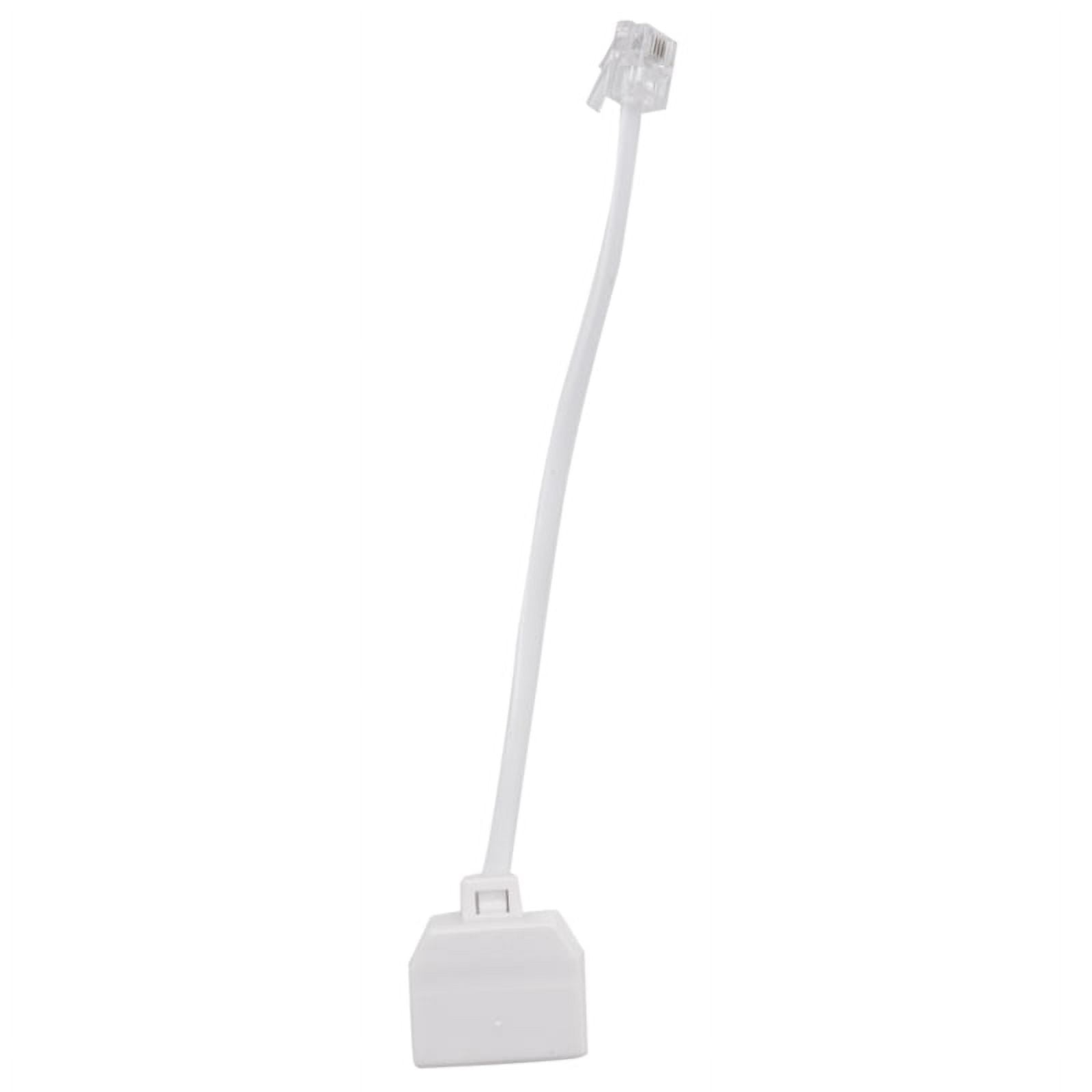 6 Pezzi Sdoppiatore A T RJ11 6P4C 1 Maschio A 2 Femmine – Avorio
