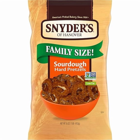 Sourdough Hard Pretzels, 16 Oz Bag Pack of 1