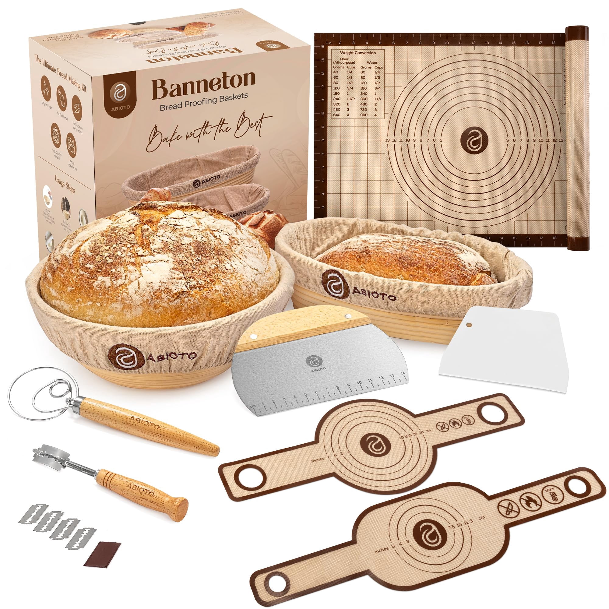 Sourdough Kit with Professional Bread Making Tools - A Complete ...