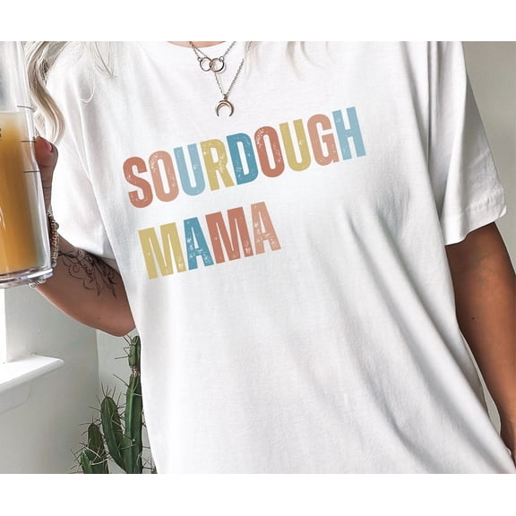 Sourdough Mama Shirt, Boho Sourdough Baking Shirt, Bread Tshirt, Foodie Shirt, Baker, Baking, Sourdough, Bread Baking 10 Sweatshirt All Size S-5XL