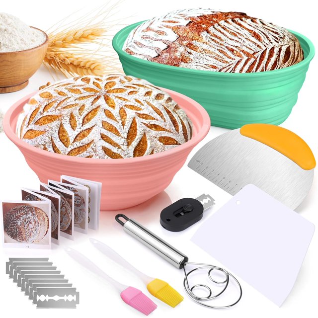 Sourdough Proofing Baskets Silicone Kit, Sourdough Bread Baking