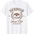 thumbnail image 1 of Sourdough Social Club Bread Wake & Bake In My Sourdough Era T-Shirt, 1 of 4