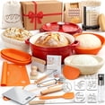 thumbnail image 1 of Sourdough Starter Bakeware Kit with Enameled Cast Iron Dutch Oven and Banneton Baskets, 1 of 9