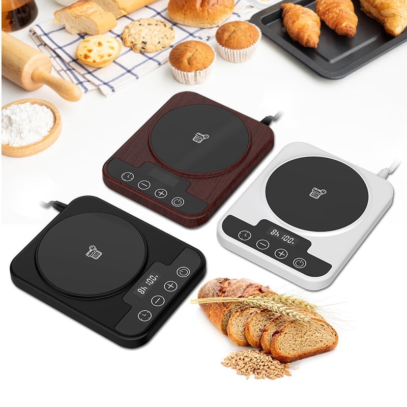 Sourdough Starter Heater with Precise Temperature Control 70-100°F, 12-Hour Timer, Constant Warming Mat for Dough Fermentation and Milk, 1-Pack
