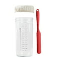 thumbnail image 1 of Sourdough Starter Container Glass Jar Set Baking Accessory Sourdough Starter Jar, 1 of 12