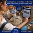 thumbnail image 1 of Sourdough Starter Kit for Beginners with Beginner Guide & 100 Recipes - Sourdough Bread Baking Supplies and Tools, Homemade Bread Gift Set and Sour Dough Accessories for Bakers, 1 of 6