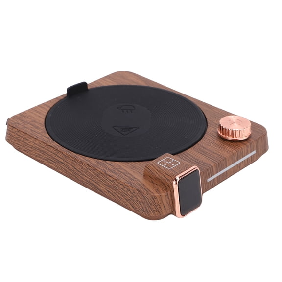 Sourdough Starter Warmer, 18W Heating Mat with Adjustable Temperature Control and Timer for Kitchen, Wood Grain Finish