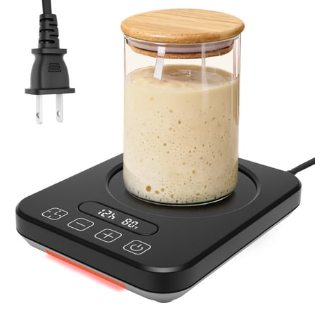 Sourdough Starter Warmer Mat 12H Timer Precise 1°F Temperature Control (70 to 100°F) Smart Sourdough Starter Warmer Fit for Home Baking
