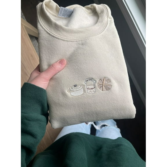 Sourdough Trio Embroidered Crewneck
