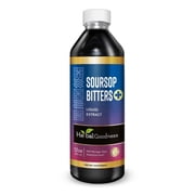 Soursop Bitters Liquid Extract 12fl.oz, Organic Guanabana Leaf Supplement, Graviola Leaf, Gut Health & Colon Cleans - Herbal Goodness