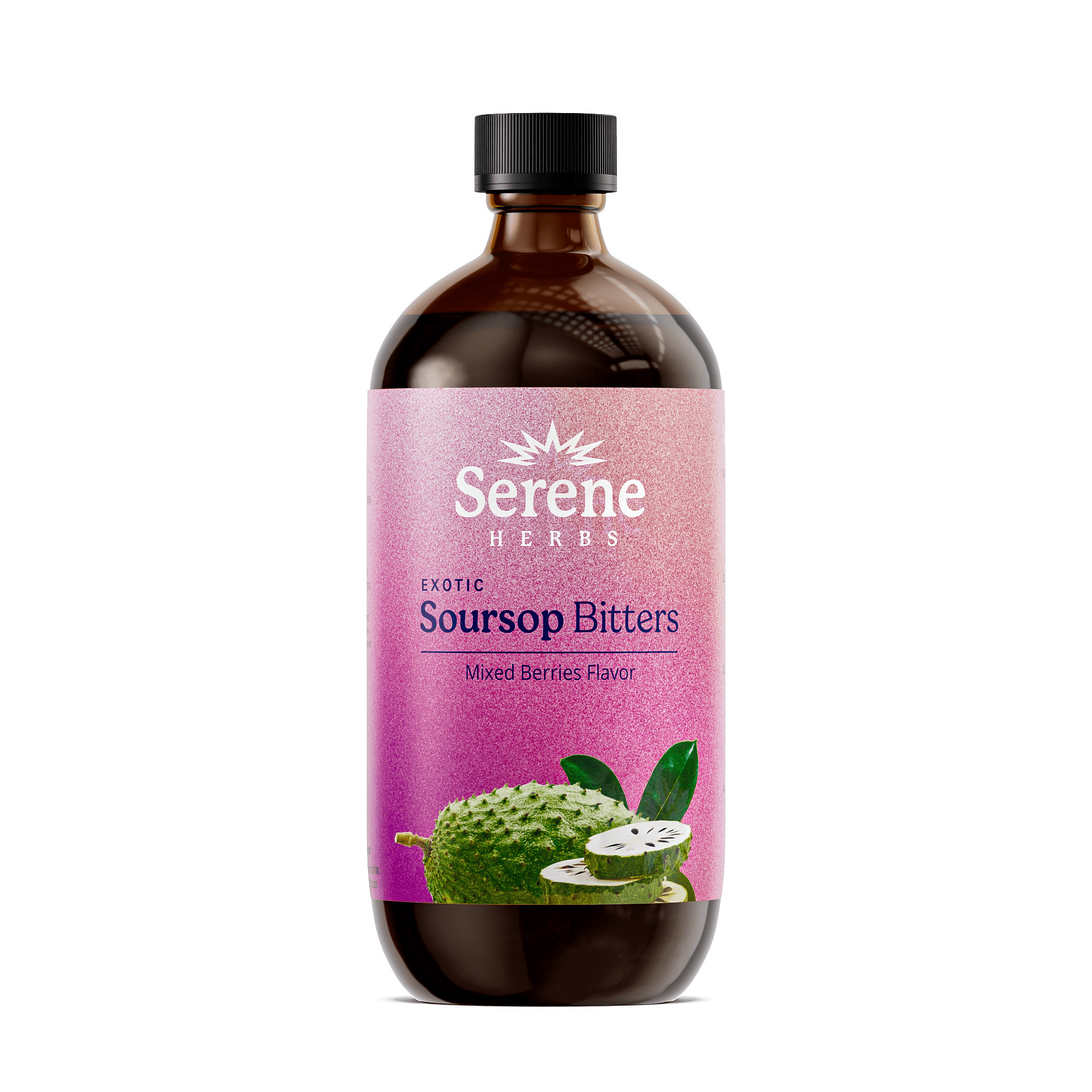 Herbal Connections Organic Soursop Bitters With Moringa & Sea Moss - 32oz Liquid