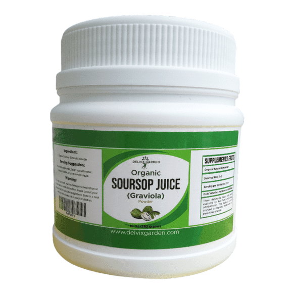 Soursop Fruit Powder 10 oz | Pure & Unsweetened | Premium Freeze-Dried Graviola | Natural Tropical Flavor for Smoothies, Juices, Desserts & Recipes