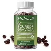 Soursop Graviola Capsules,Immune Boost, Relax, Liver and Sleep - 120 Caspules Herbal Supplement