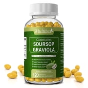 Soursop Graviola Capsules,Immune Boost, Relax, Liver and Sleep - 120 Caspules Herbal Supplement