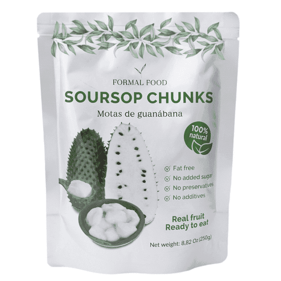 Formal Food Soursop (Guanabana) Fruit 100% Natural, No Added Sugar, No Preservatives, 1 Pack, 8.82 oz