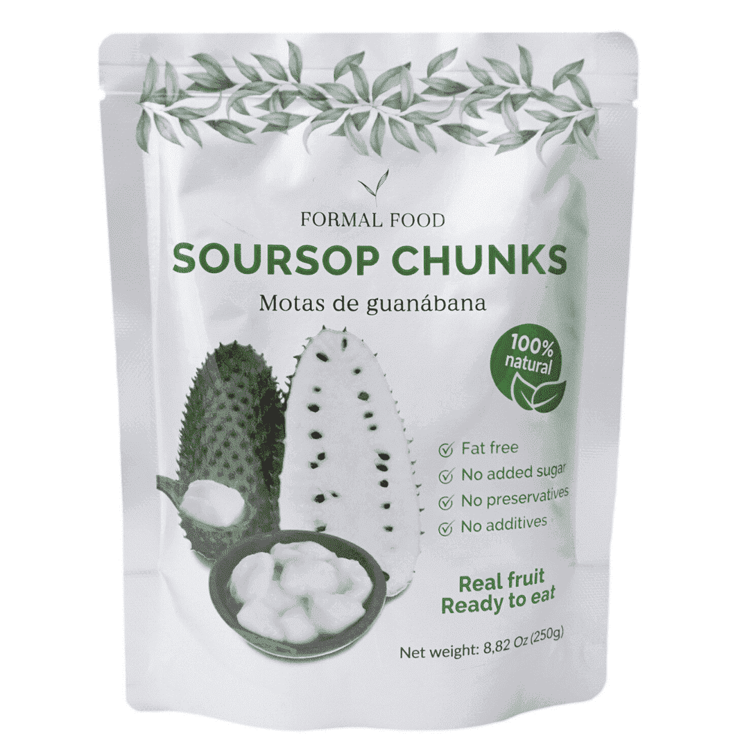 Formal Food Soursop (Guanabana) Fruit 100% Natural, No Added Sugar, No Preservatives, 1 pack, 8.82 oz