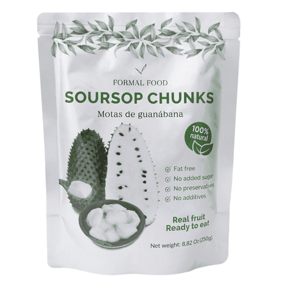Formal Food Soursop (Guanabana) Fruit 100% Natural, No Added Sugar, No Preservatives, 1 pack, 8.82 oz