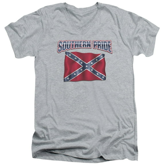 - Sourthern Pride - Slim Fit V Neck Shirt - Large