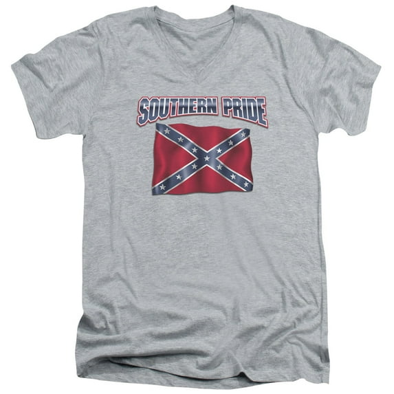- Sourthern Pride - Slim Fit V Neck Shirt - Large