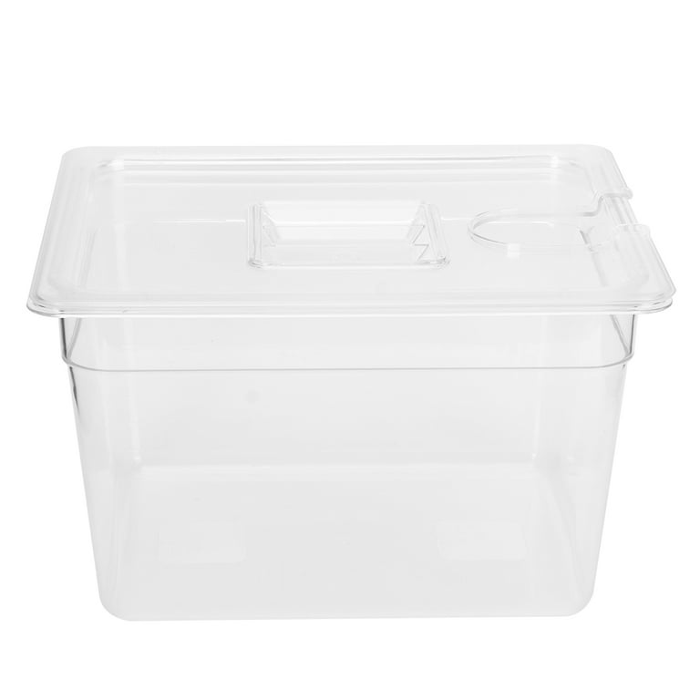 EVERIE Collapsible Hinged Sous Vide Container Lid Compatible with