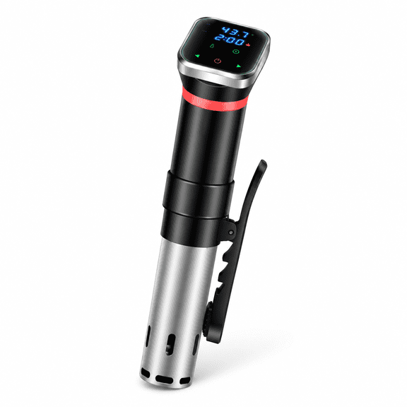 Sous Vide Cooker and Food Defroster, Stainless Steel Immersion Circulator with Adjustable Temperature, Smart Timer and Precise Control for Steak, Chicken, Seafood and Home Cooking