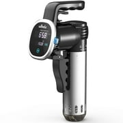 Sous Vide Cooker, Wancle Thermal Immersion Circulator, with Recipe E-Cookbook, Accurate Temperature Digital Timer, Ultra-quiet, 850 Watts, 120V, Stainless Steel/Black
