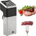 thumbnail image 1 of Sous Vide Machine 1600W 70l, IPX7 Waterproof Commercial Cooker, Fast Heating Immersion Circulator With Timer, Accurate Temp Control, Low-Temp Cooking, Stainless Steel, Quiet, Easy Storage, 1 of 8