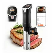 Sous Vide Precision Cooker 1100W WIFI, Immersion Circulator with LCD Touchscreen, 10 Presets, Fast Heating, Accurate Temp Control, App Control for Home Cooking