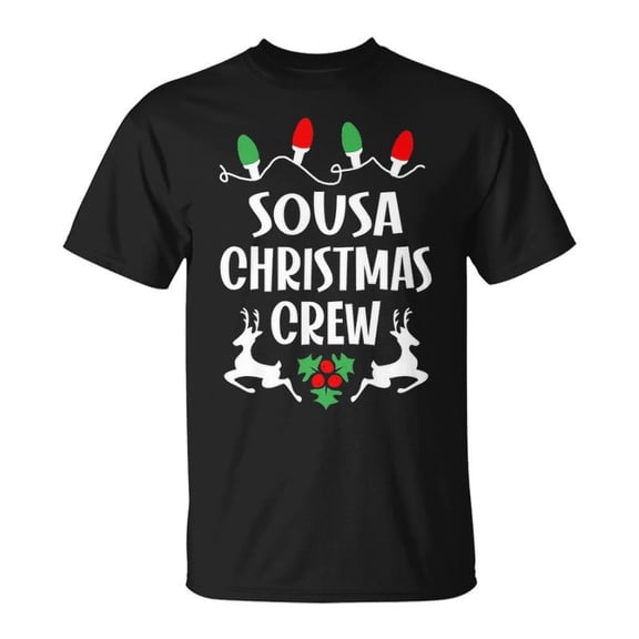 Sousa Name Gift Christmas Crew Sousa Unisex TShirt