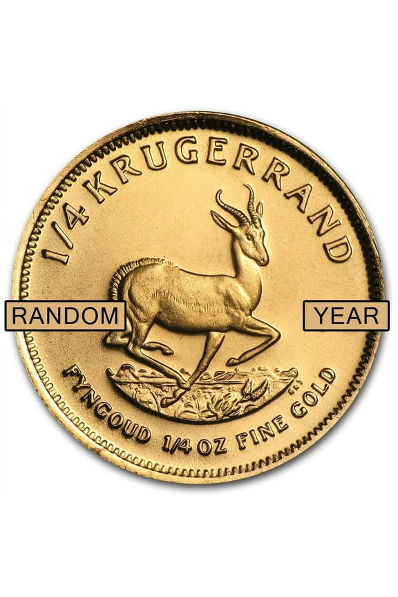 South Africa 1/4 oz Gold Krugerrand (Random Year)