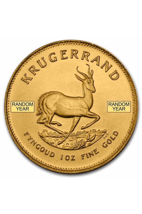 South Africa 1 oz Gold Krugerrand (Random Year)