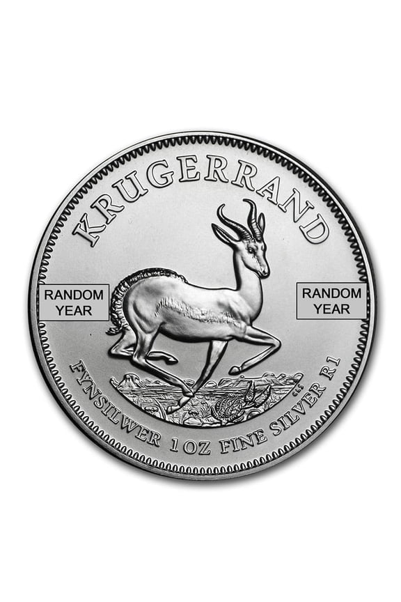 South Africa 1 oz Silver Krugerrand (Random)