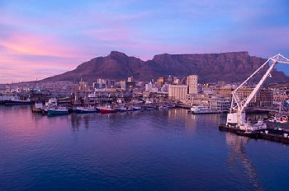 South Africa Cape Town Victoria & Alfred Port Canvas Art - Cindy Miller Hopkins DanitaDelimont (34 x 23)