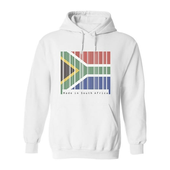 South Africa Flag In Lines Hoodie Men -Image by Shutterstock, Male Small