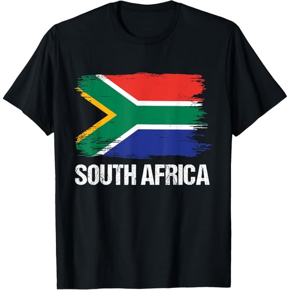 South Africa Flag Pride Patriotic Born South African Gift T-Shirt