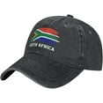 thumbnail image 1 of South Africa Flag South African Denim Baseball Cap Cotton Men Adjustable Hat Patriotic Caps, 1 of 8