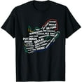 South Africa Food South African Flag Map Nostalgia T-Shirt - Walmart.com