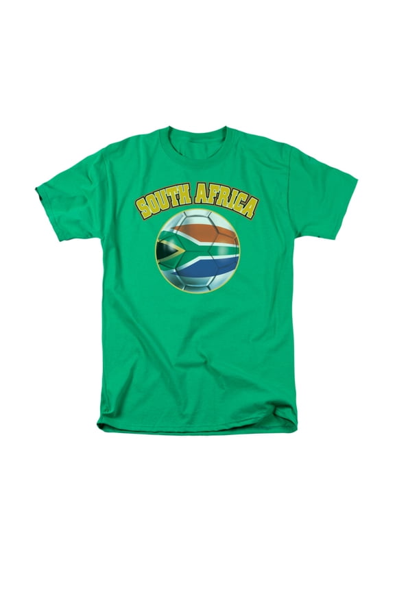 South Africa Football Soccer Ball Bafana Bafana Design Adult T-Shirt Tee