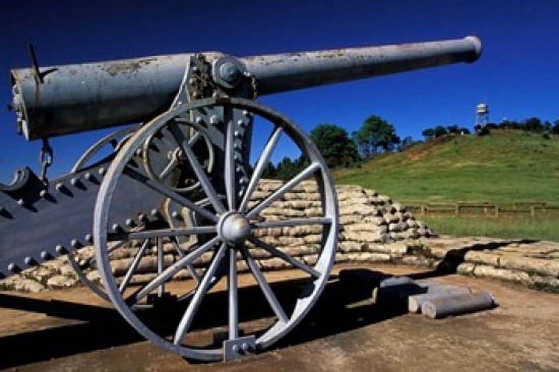 South Africa Mpumalanga Cannon from Anglo Boer War Canvas Art - Walter Bibikow DanitaDelimont (36 x 24)