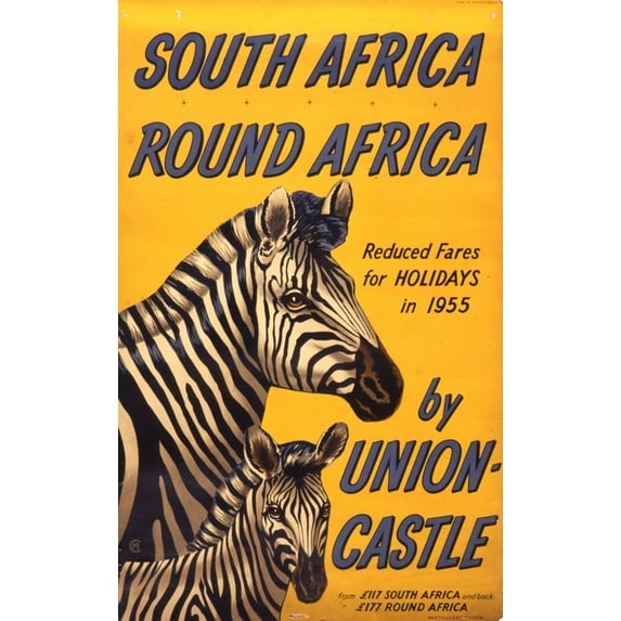 South Africa Round Africa Poster Print By Mary Evans Picture Libraryonslow Auctions Limited