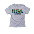 thumbnail image 1 of South Africa Rowing - Olympic Games - Rio - Flag Boy's Cotton Youth Grey T-Shirt, 1 of 2