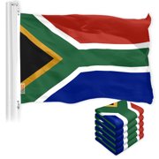 South Africa South African Flag 3x5FT 5-Pack 150D Printed Polyester By G128