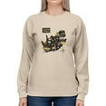 thumbnail image 1 of South Africa Tourist Map Sweatshirt Women -Image by Shutterstock, Female Medium, 1 of 4