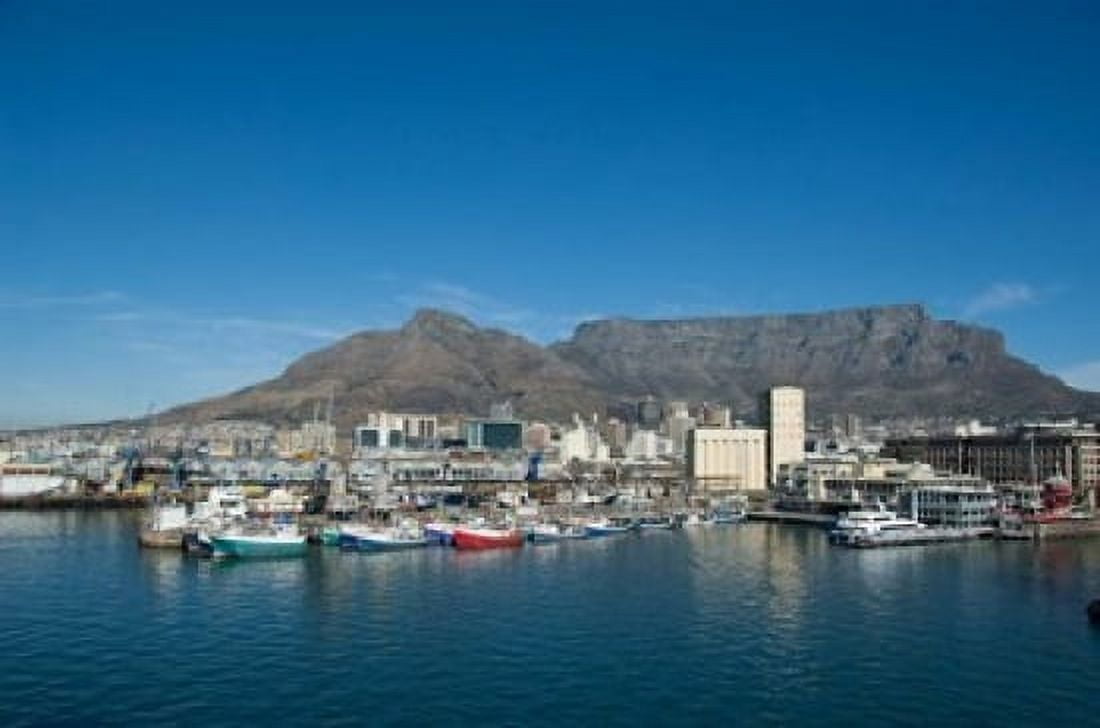 South Africa Victoria & Alfred Harbor Canvas Art - Cindy Miller Hopkins DanitaDelimont (34 x 23)