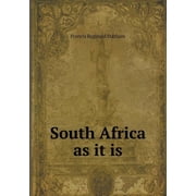 South Africa as It Is Paperback
