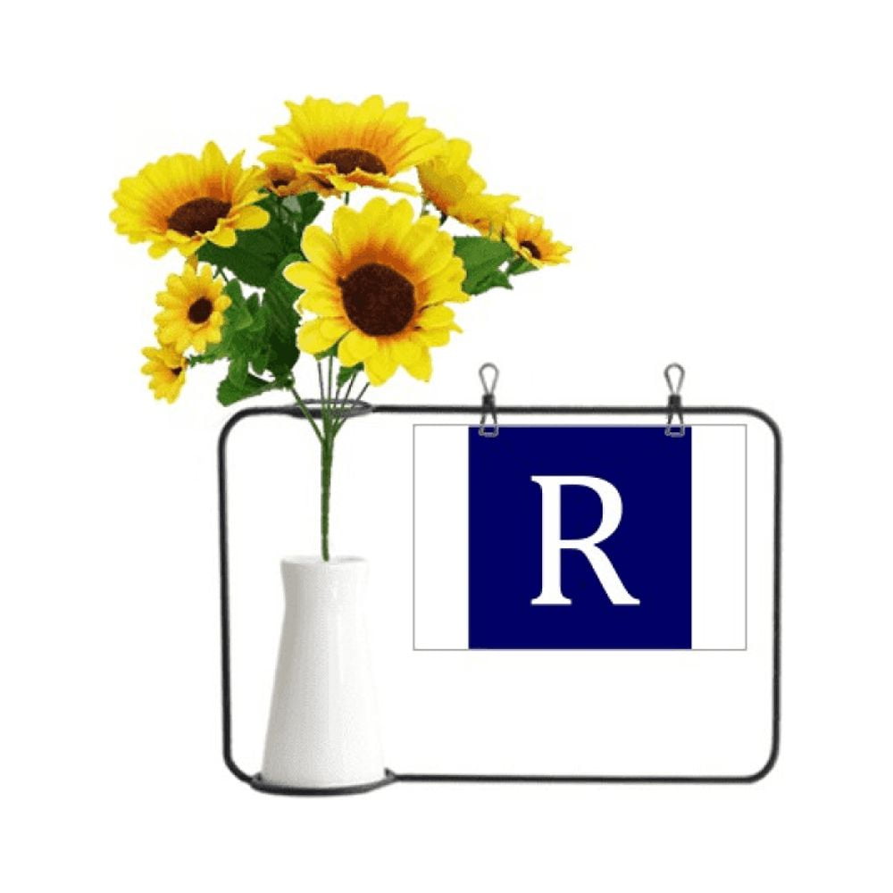 South African Currency Symbol Rand ZAR Artificial Sunflower Vases south-african-currency-symbol-rand-zar-artificial-sunflower-vases