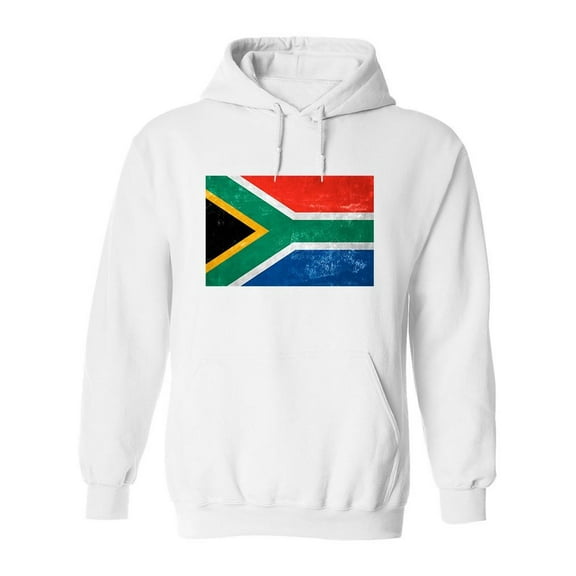 South African Flag Design Hoodie Men -Image by Shutterstock, Male 3X-Large