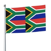 South African Flag Flag 5x8 Ft Print Vivid Color Light-Weighted Flags With Grommets