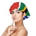 thumbnail image 1 of South African Flag Sleep Cap Satin Bonnet Night Sleeping Soft Hair Turbans For Women, 1 of 8
